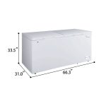 Double Door Chest Freezer size