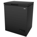 Frigidaire Gallery 5 Cu. Ft. Chest Freezer black front view