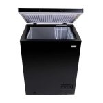 Frigidaire Gallery 5 Cu. Ft. Chest Freezer black open veiw