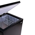 Frigidaire Gallery 5 Cu. Ft. Chest Freezer black open view