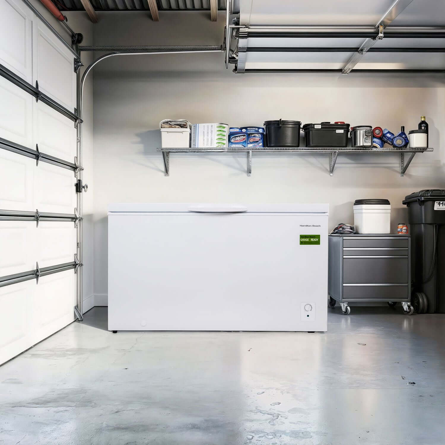 Hamilton Beach 14.1 Cu. Ft. Chest Freezer in kitchen