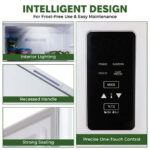 Hamilton Beach 17 cu. ft. Upright Convertible Refrigerator Freezer lighting design