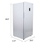 Hamilton Beach 17 cu. ft. Upright Convertible Refrigerator size