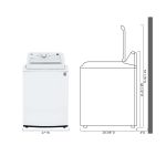 LG 4.5 cu. ft. Top Load Washer prototype