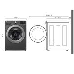 LG 5.0 cu. ft. Front Load Washer with Coldwash Technology prototype